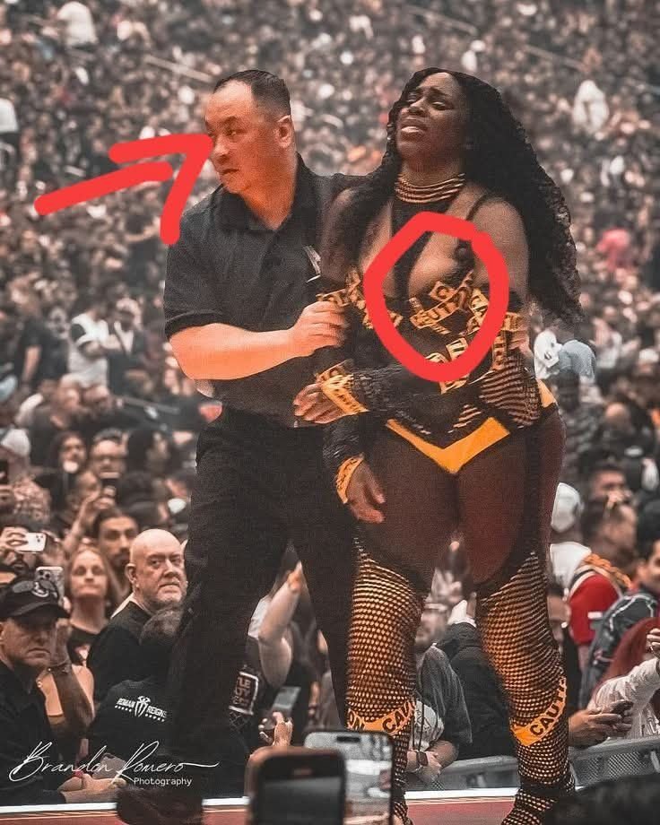 Wwe body Guard Touch Her B**bs on Public